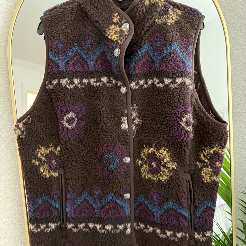 Shyanne Brown Patterned Vest
